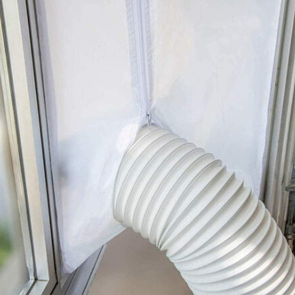 Gazaar Portable Air Conditioner Window Vent Kit, Universal Sliding Sealing Window Seal Kit for Mobile Air Conditioning Dryer,Full A C Vent Sealing Cloth (4M)