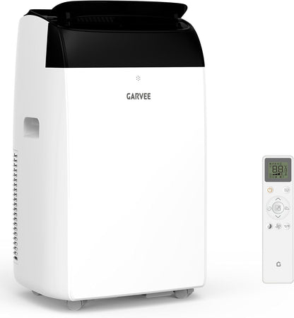 Garvee 8,000 BTU Portable Air Conditioner, 3-in-1 Portable AC Unit with Cool, Dehumidifier & Fan Modes, Covers Rooms up to 350 sq.ft, Sleep Mode, Remote Control, Timer & Full Window Kit