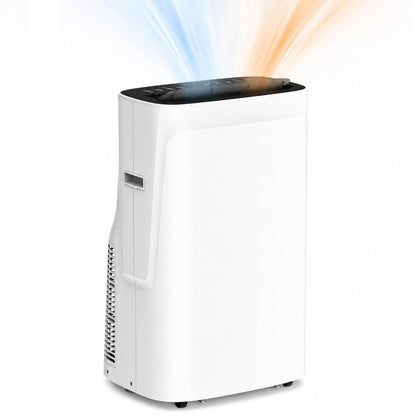 Coolblus Portable Air Conditioners, 8500 BTU Portable AC Cool Up to 360 Sq.Ft, 3 IN 1 with Remote Control, Sleep Mode, Window Kit, No Wall or Window Installation Needed, White-8500BTU