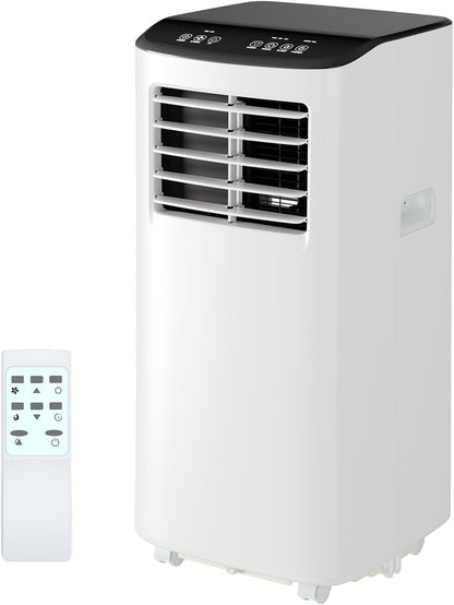 Garvee 8,000 BTU Portable Air Conditioner, 3-in-1 Portable AC Unit with Cool, Dehumidifier & Fan Modes, Covers Rooms up to 350 sq.ft, Sleep Mode, Remote Control, Timer & Full Window Kit