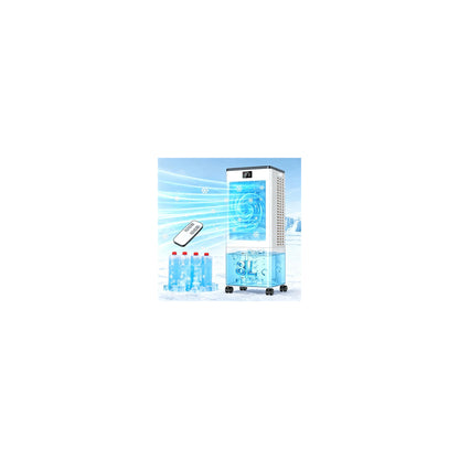 Portable Air Conditioners,3-in-1 Evaporative Cooling Fans that Blow Cold Air, 4 Modes 3 Speeds, 12H Timer & Remote, 120°Oscillation, Windowless Portable AC Swamp Cooler w/ 8L Tank for Home Bedroom