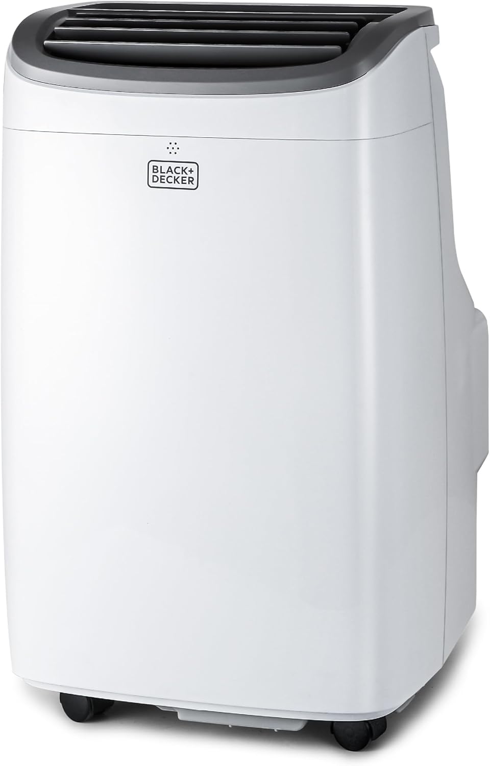 BLACK+DECKER Portable Air Conditioner, 8,000 BTU (3,950 BTU SACC) for Rooms up to 400 Sq. Ft., Portable AC with Follow Me Remote Control and Window Kit, BPACT08WT, White