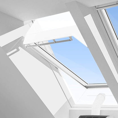 400cm/157Is. Universal Window Seal for Portable Air Conditioner and Tumble Dryer.Portable ac Window Vent kit Easy to Install - Air Exchange Guards with Zip and Adhesive Fastener