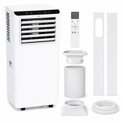 GarveeLife Portable Air Conditioner,8,000 BTU for Rooms up to 350 Sq.Ft., Smart Compact AC Unit with Cooling, Dehumidifier, Fan, Remote Control and Window Kit, White