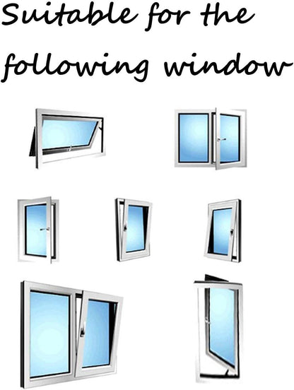 Universal Window Seal（400CM） with Zip and Hook Tape Suitable for Mobile Portable Air Conditioner and Tumble Dryer，Air Exchange Guards Easy to Install - No Need for Drilling Holes