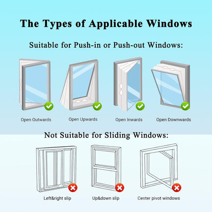 400CM(157") Window Seal Kit, Casement AC Window Vent Seal Kit, 100% Sealing Effect Waterproof Window Seal Kit, Easy Installation, Fit for Single&Dual Hose 1~6in Portable Air Conditioner, Tumbler Dryer