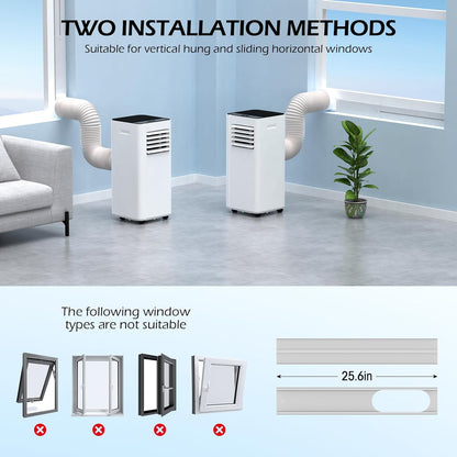 16000 BTU Portable Air Conditioners with WiFi APP, 5-in-1 Portable AC Unit for Large Room up to 750 Sq.Ft with Fast Cooling, Dehumidifier, Fan, Quiet 40dB Sleep Mode, 24H Timer for Home, Office