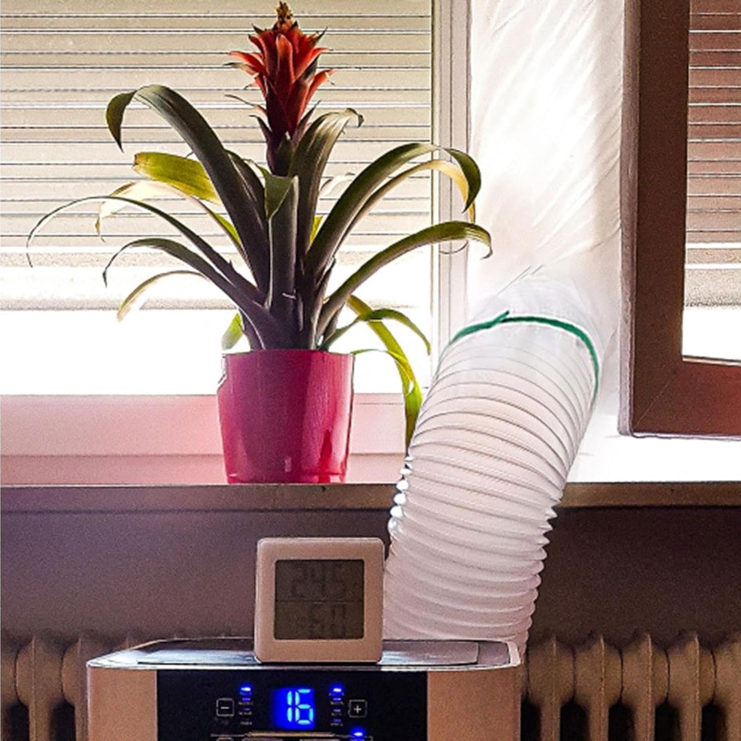 AC Window Kit – Polyester | Conditioner Window | Window1 Seal1 For Portable Air Conditioners Designed To Block Hot Air And Dust While Improving Cooling Efficiency Features