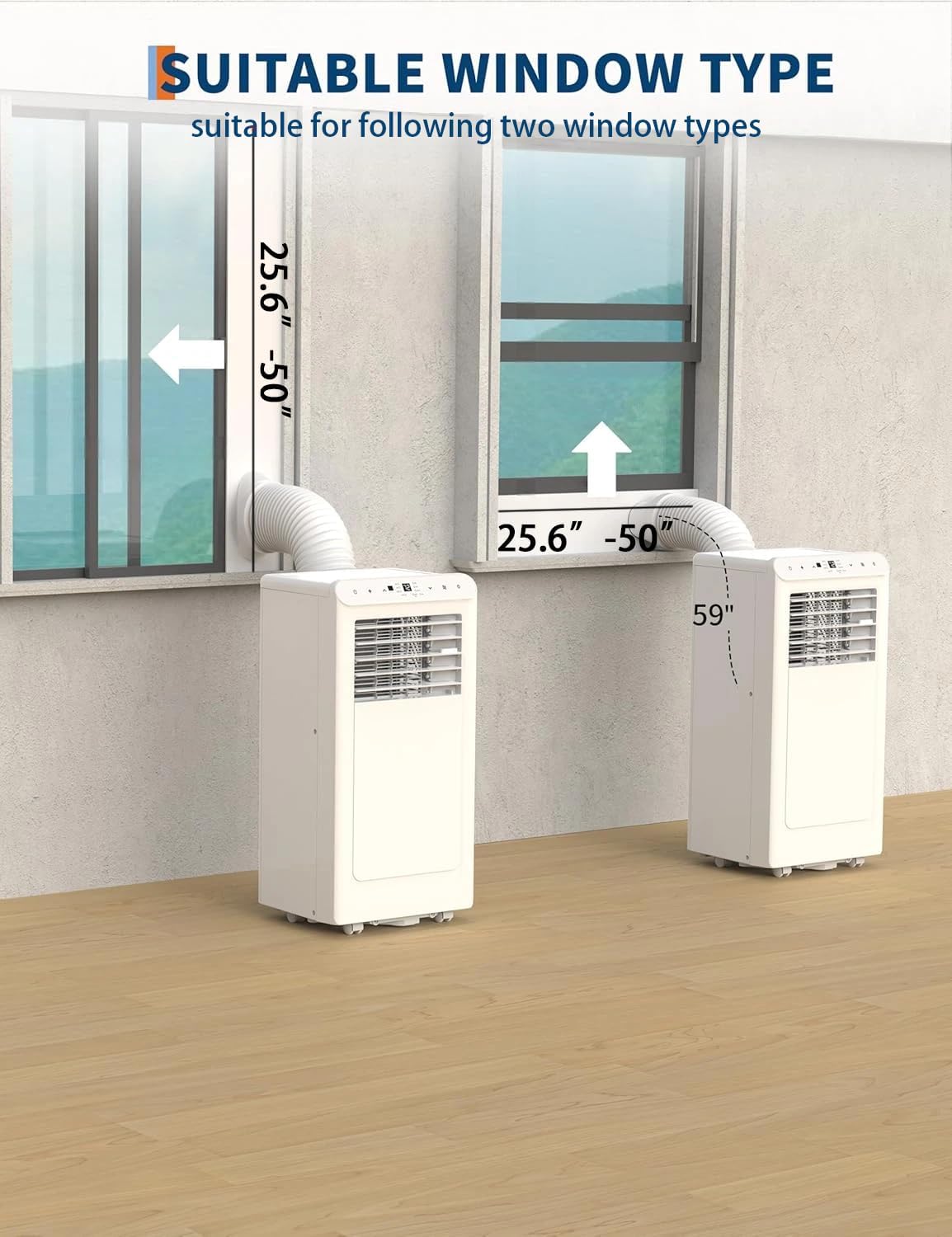 Garvee 8,000 BTU Portable Air Conditioner, 3-in-1 Portable AC Unit with Cool, Dehumidifier & Fan Modes, Covers Rooms up to 350 sq.ft, Sleep Mode, Remote Control, Timer & Full Window Kit