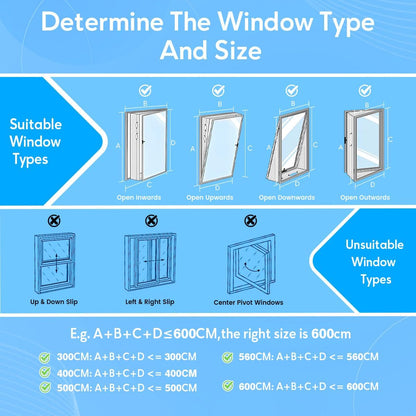 Gruntbear 600CM Universal Window Seal for Portable Air Conditioner, 236 Inch Portable AC Window Seal with Zip and Adhesive Fastener Works with Tumble Dryer, Easy to Install