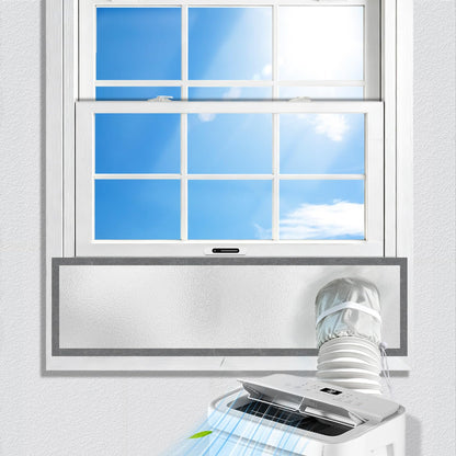 Portable AC Window Seal Kit,39"–Adjustable Vertical/Horizontal Sliding Windows,3-Layer Thickened Unit Window Vent Seal Kit for Portable Air Conditioner,100％Tight Seal Blocks Hot Air,Easy Installation