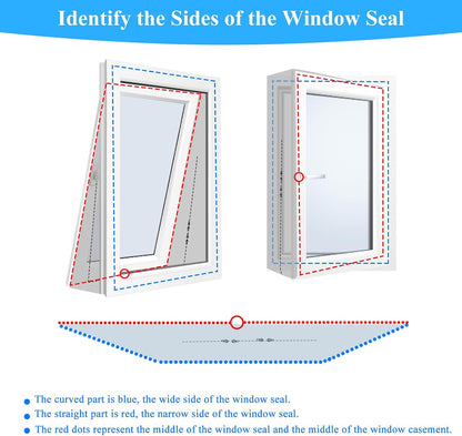 400CM (157") Portable AC Window Vent Kit with 2 Zipper Doors, Universal Casement Window Vent Seal Kit for Mobile Air Conditioner and Dryer, Upgraded Full Sealing Waterproof AC Window Seal Kit
